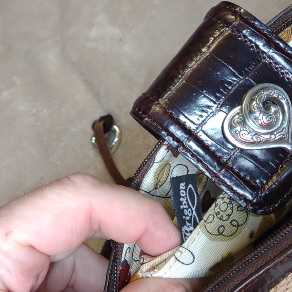 💜VINTAGE💜 BRIGHTON Woven Jute Handbag - Picture 9 of 15